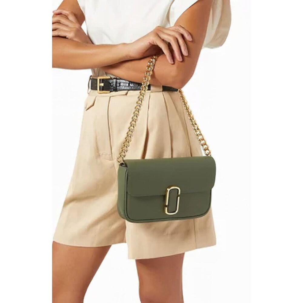Marc Jacobs Women's The J Marc Crossbody Shoulder Bag Khaki Green OS - Picture 13 of 16